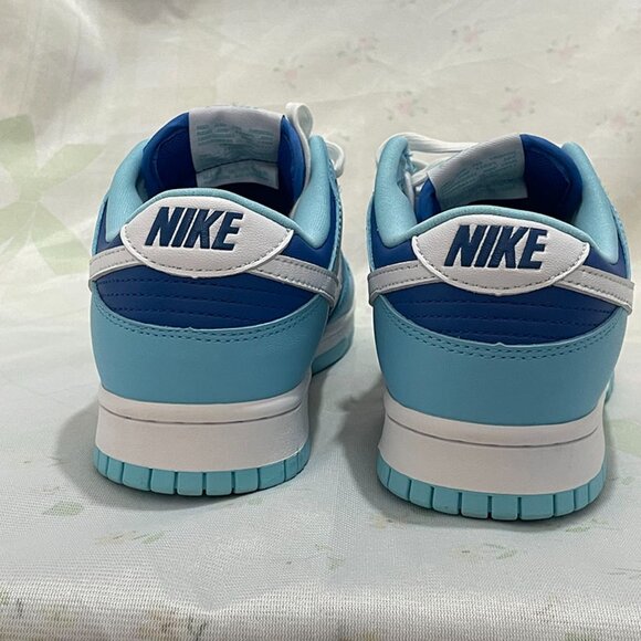 Nike Dunk Retro Qs Argon Blue And White Low Top Sneakers - Picture 2 of 6